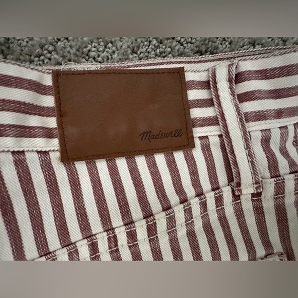 Madewell The High-Rise Slim Boyjean in Luca Stripe - Size 26 - Picture 15 of 16